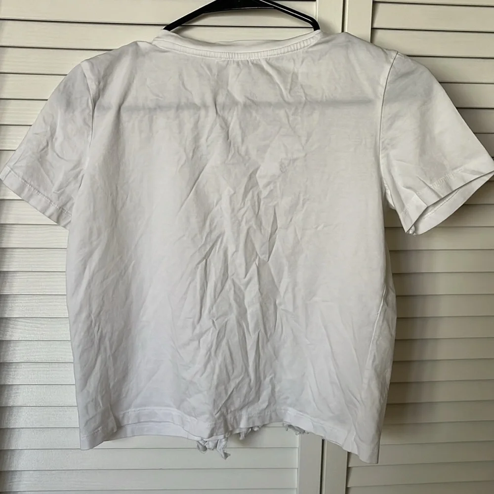 Zara Ruffle Front T Shirt - Picture 3 of 8